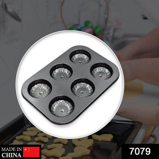 6 slot Non-Stick Muffins Cupcake Pancake Baking Molds - infinityexculsivestore.com