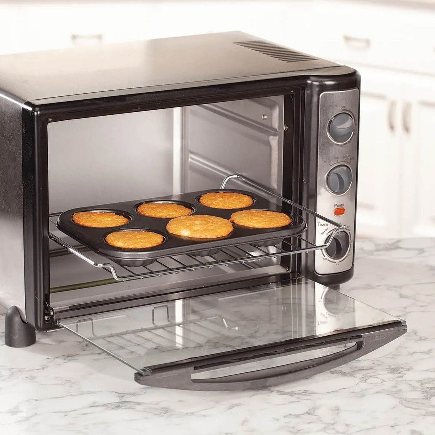 6 slot Non-Stick Muffins Cupcake Pancake Baking Molds - infinityexculsivestore.com