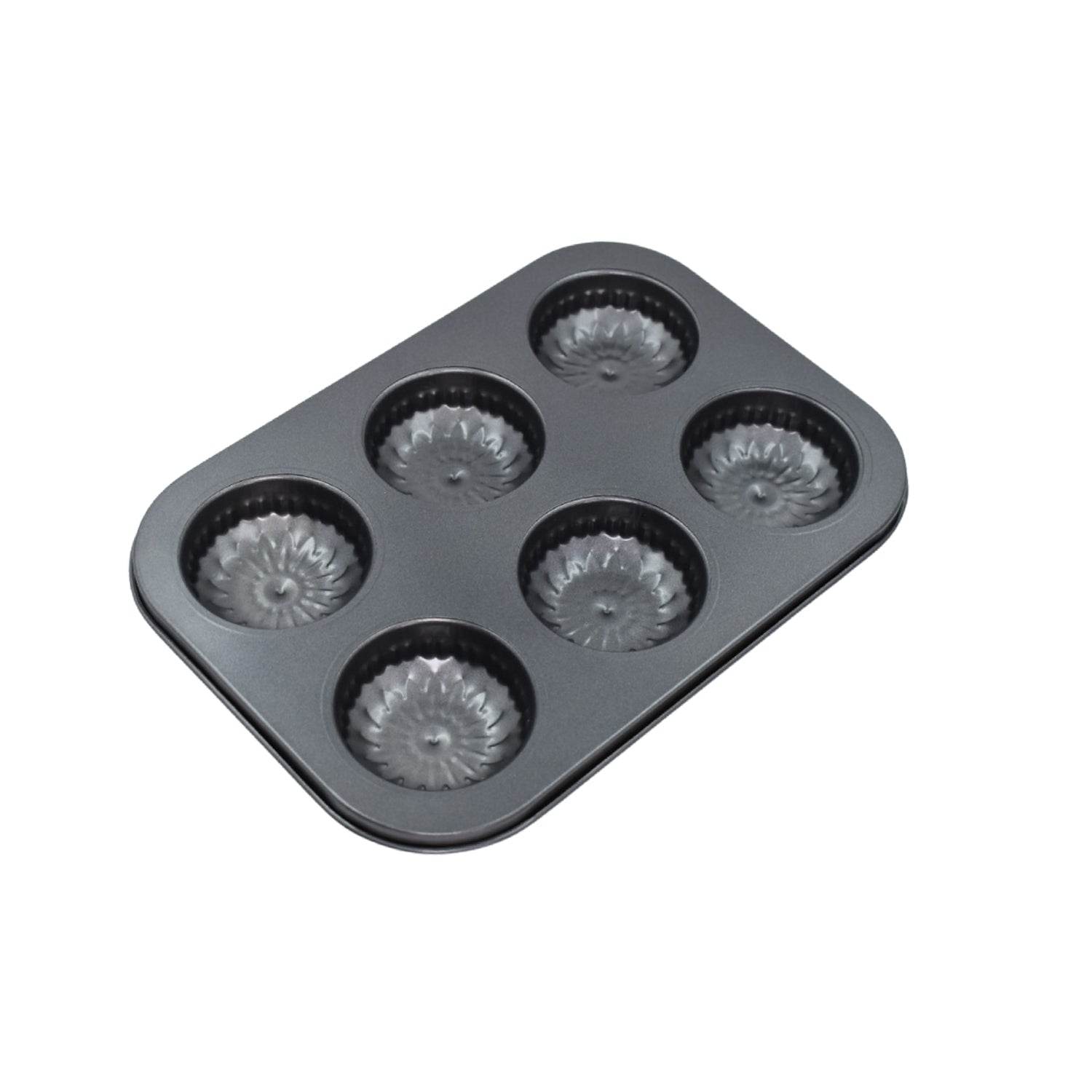 6 slot Non-Stick Muffins Cupcake Pancake Baking Molds - infinityexculsivestore.com