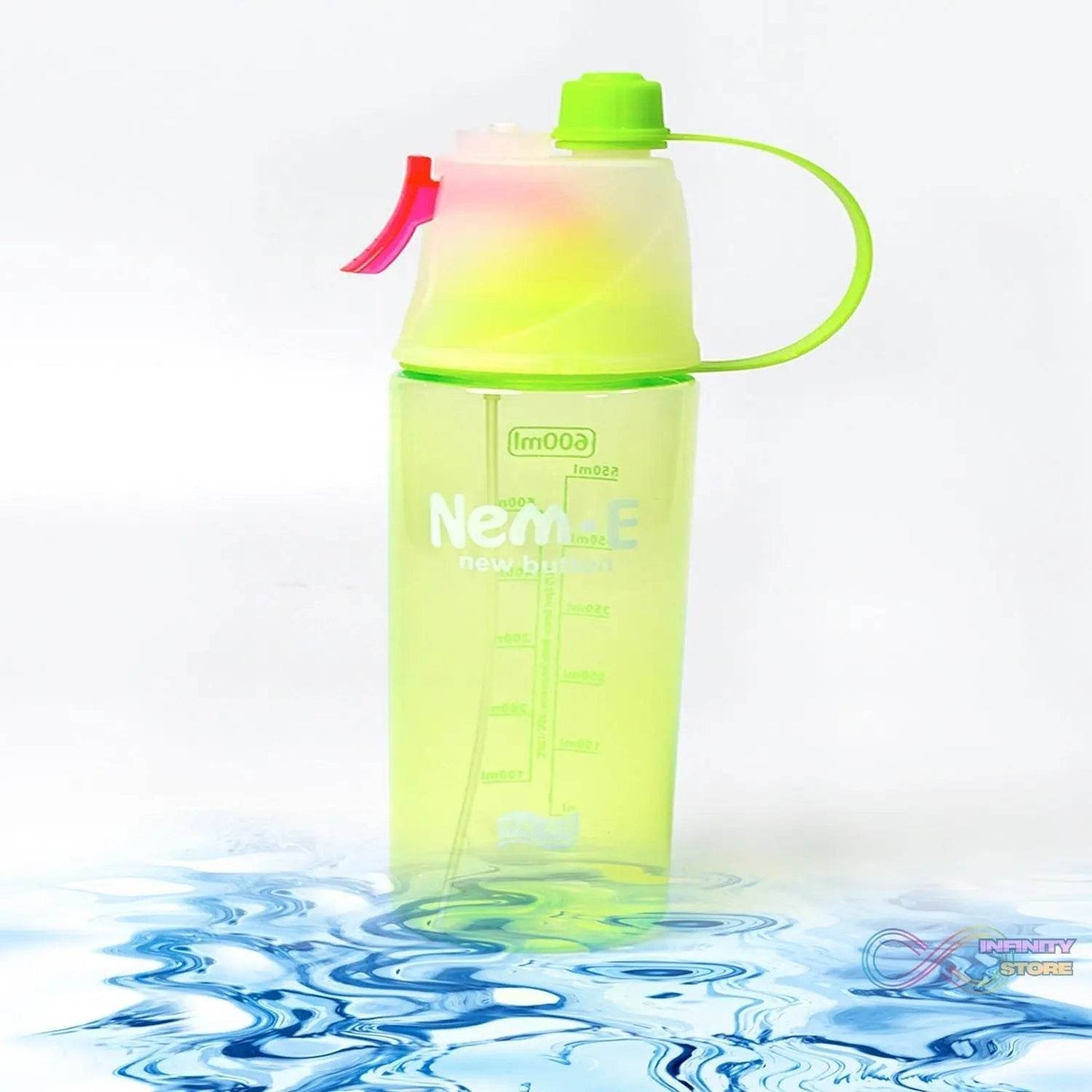 600ml BPA Free Sports Spray Water Bottle for Gym, Cycling & Hiking - infinityexculsivestore.com