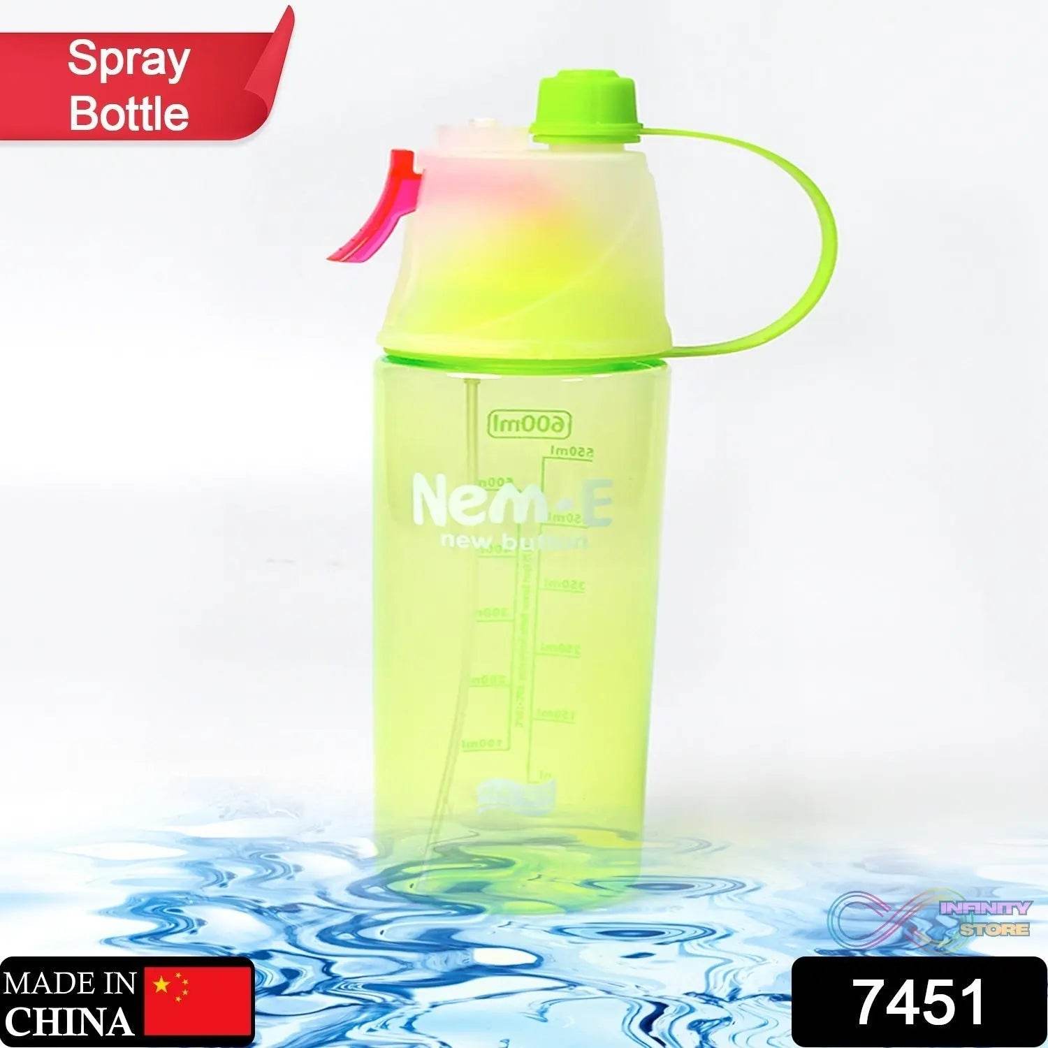 600ml BPA Free Sports Spray Water Bottle for Gym, Cycling & Hiking - infinityexculsivestore.com