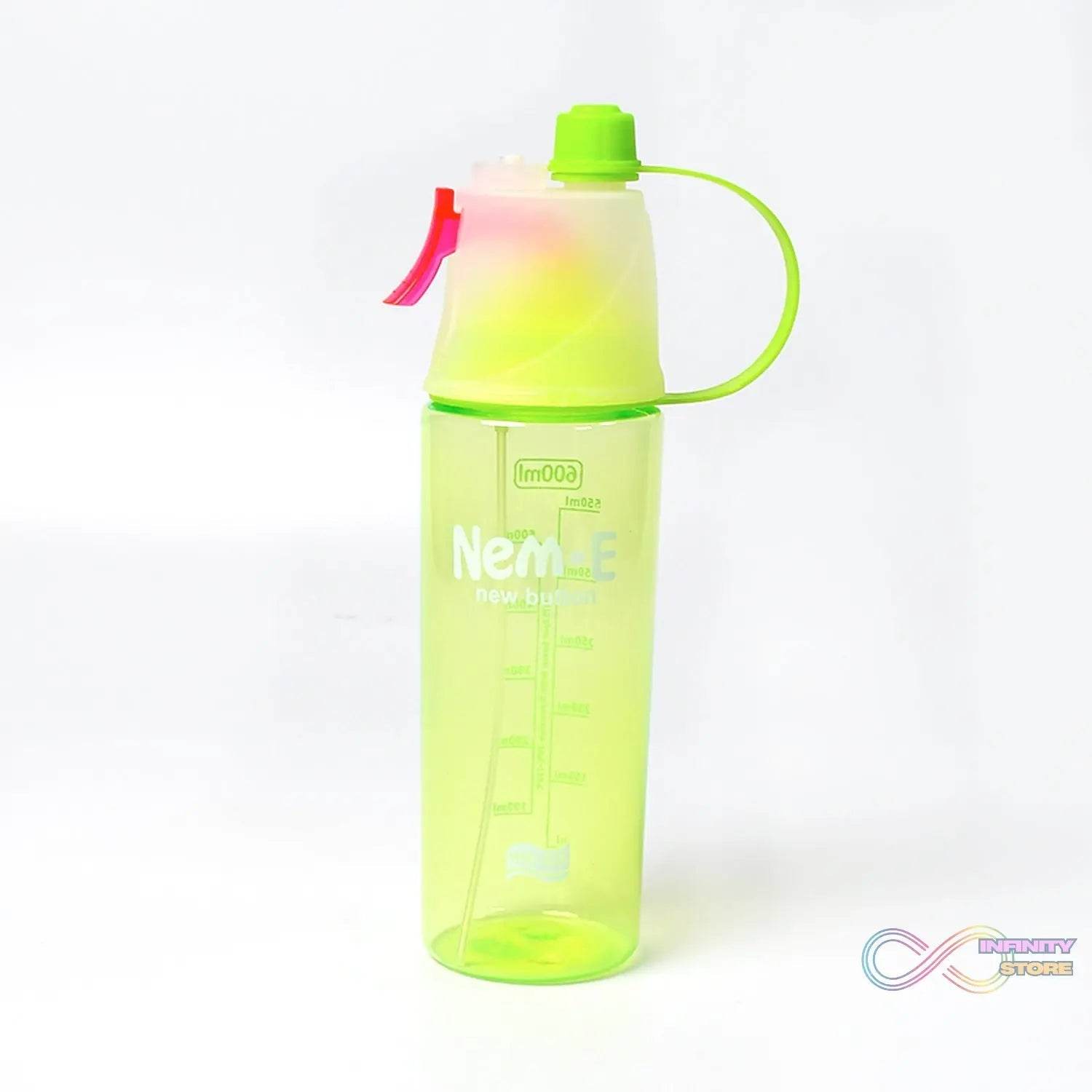 600ml BPA Free Sports Spray Water Bottle for Gym, Cycling & Hiking - infinityexculsivestore.com