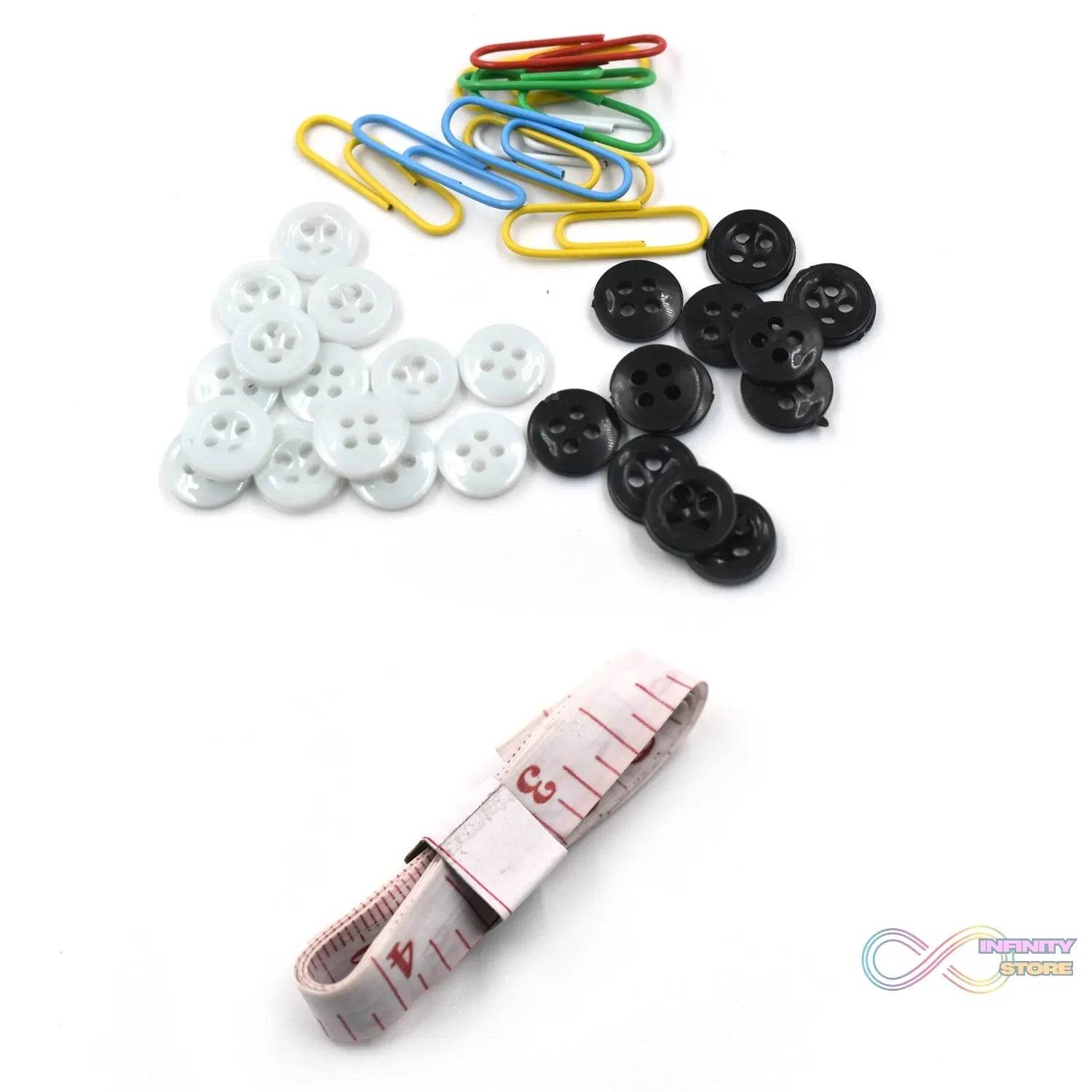 62 Pc Sewing Set used for sewing of clothes and fabrics including all home purposes. - infinityexculsivestore.com