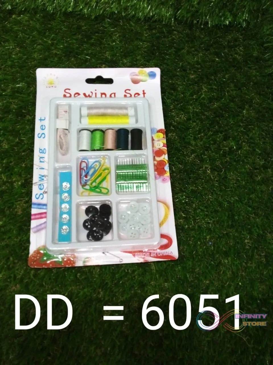 62 Pc Sewing Set used for sewing of clothes and fabrics including all home purposes. - infinityexculsivestore.com