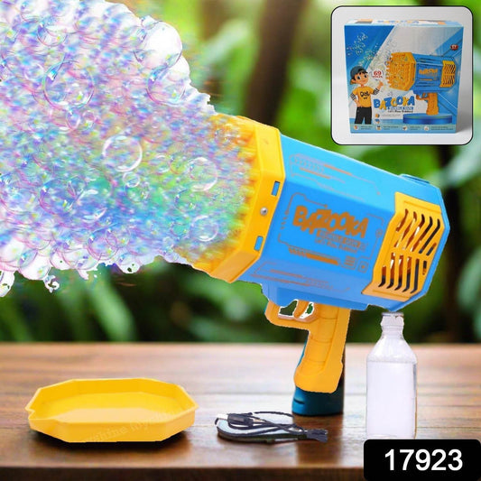 69 Holes Big Rechargeable Powerful Machine Bubble Gun Toys for Kids Adults, Bubble Makers, Big Rocket Boom Bubble Blower Best Gifts - infinityexculsivestore.com