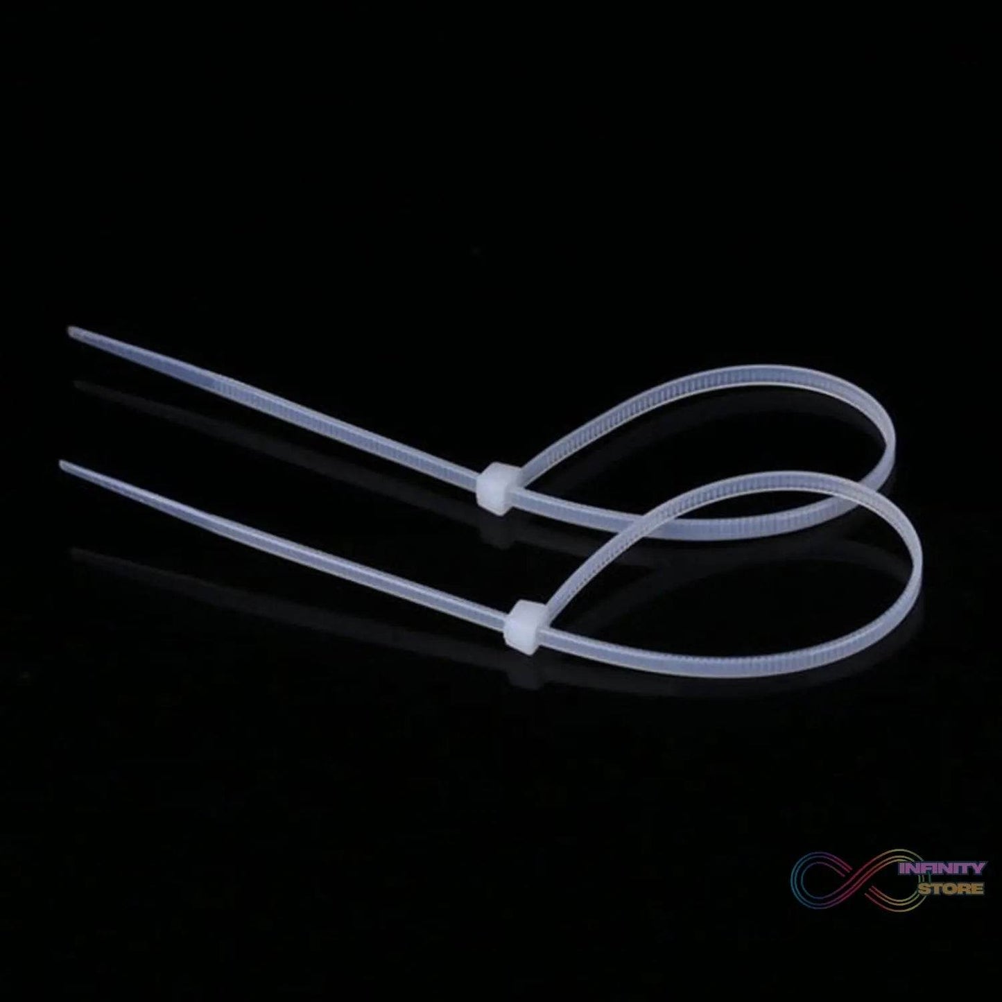 6Inch Nylon Self Locking Cable Ties, Heavy Duty Strong Zip Wire Tie. Pack of 100 - infinityexculsivestore.com