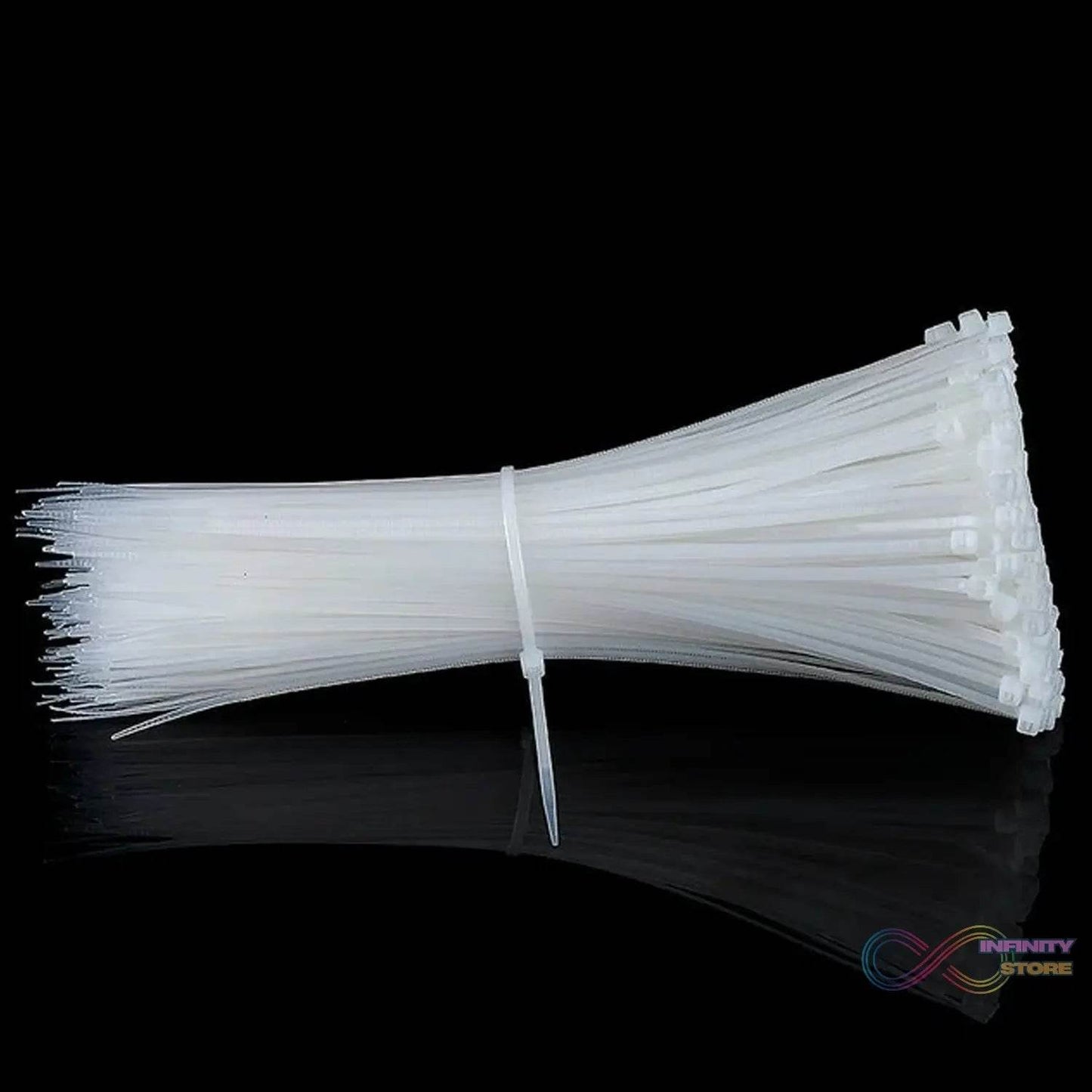 6Inch Nylon Self Locking Cable Ties, Heavy Duty Strong Zip Wire Tie. Pack of 100 - infinityexculsivestore.com