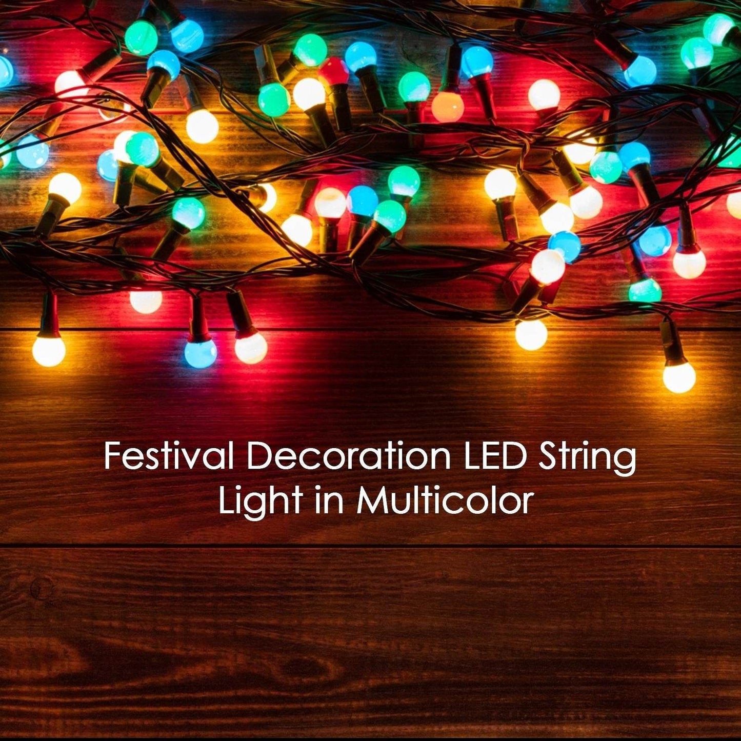 6Mtr Home Decoration Diwali & Wedding LED Christmas String Light Indoor and Outdoor Light ,Festival Decoration Led String Light, Multi-Color Light (60L 6 Mtr) - infinityexculsivestore.com
