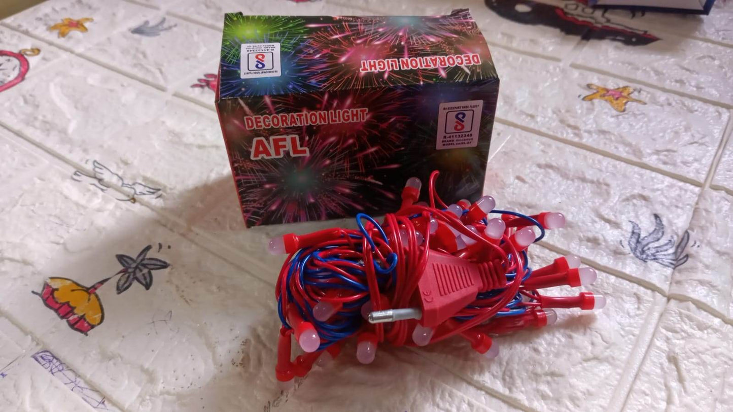 6Mtr Home Decoration Diwali & Wedding LED Christmas String Light Indoor and Outdoor Light ,Festival Decoration Led String Light, Multi-Color Light (60L 6 Mtr) - infinityexculsivestore.com