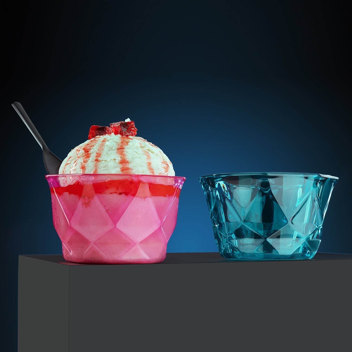 6pc Diamond shape ice cream bowl set - infinityexculsivestore.com
