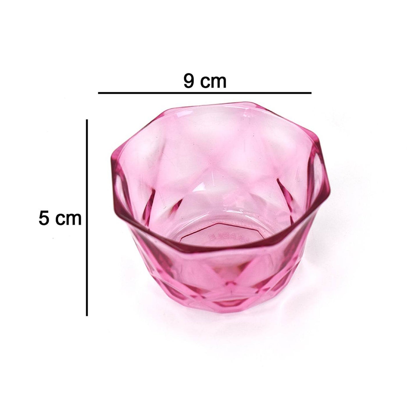 6pc Diamond shape ice cream bowl set - infinityexculsivestore.com