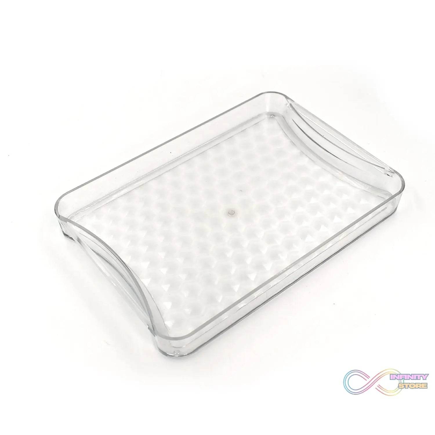 6pc Glasses Set With tray Stylish Transparent Water Glass / Juice Glass / Beer Glass / Wine Glass Plastic Glass Set - infinityexculsivestore.com
