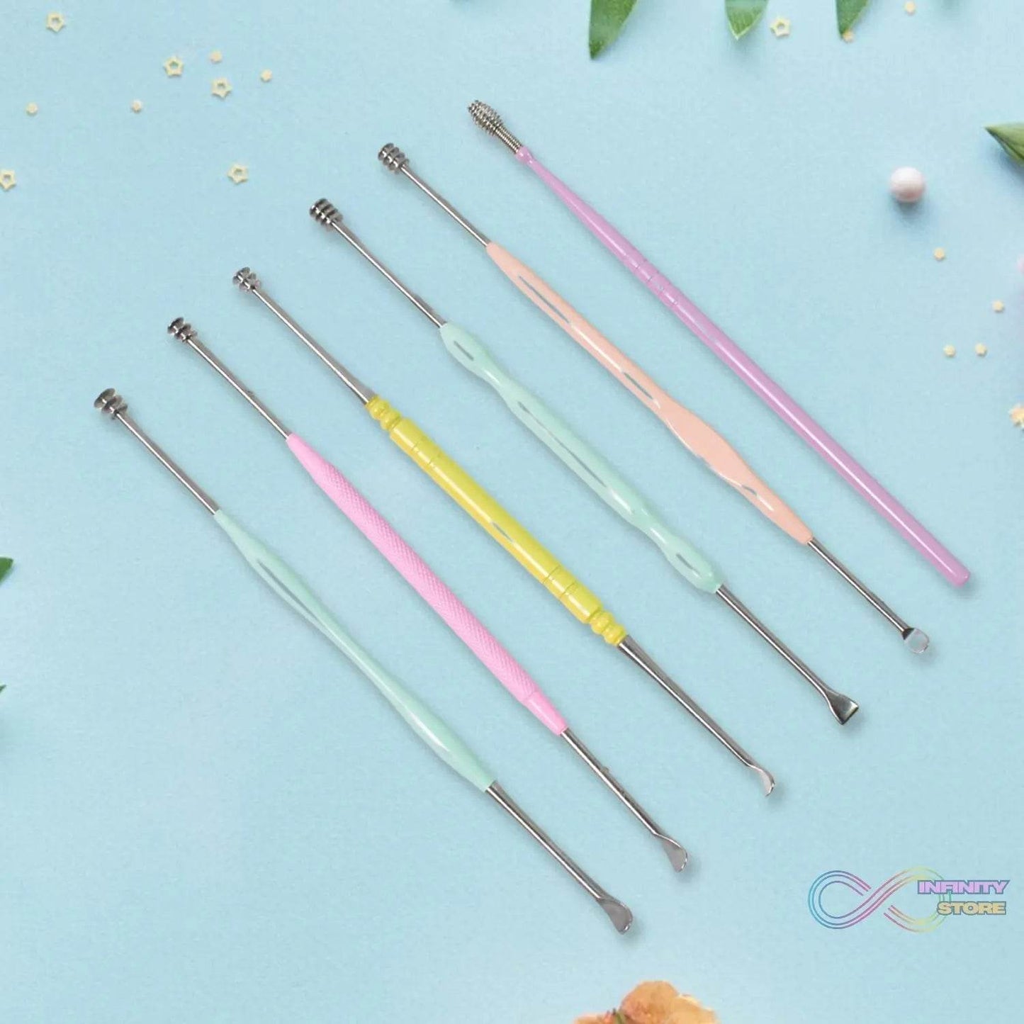 7 Pcs Earwax Removal Kit | Ear Cleansing Tool Set - infinityexculsivestore.com