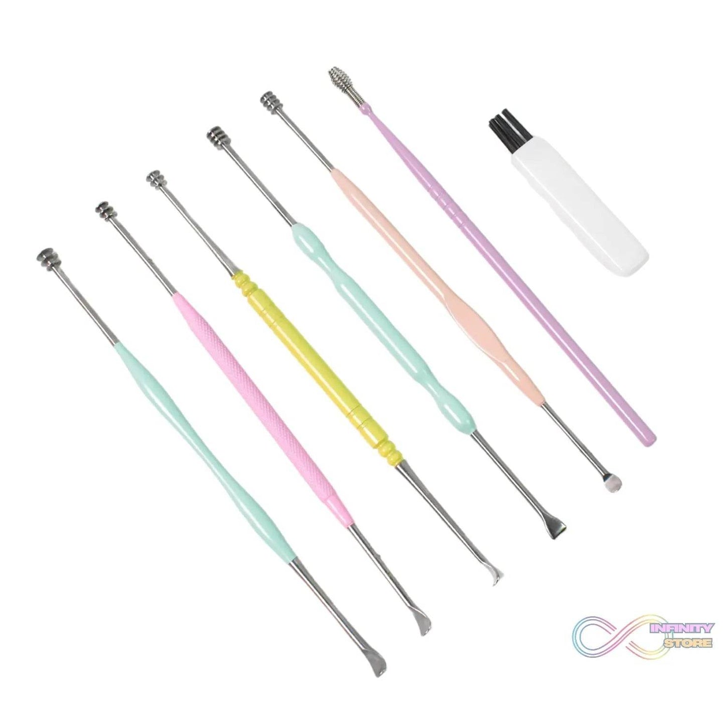 7 Pcs Earwax Removal Kit | Ear Cleansing Tool Set - infinityexculsivestore.com