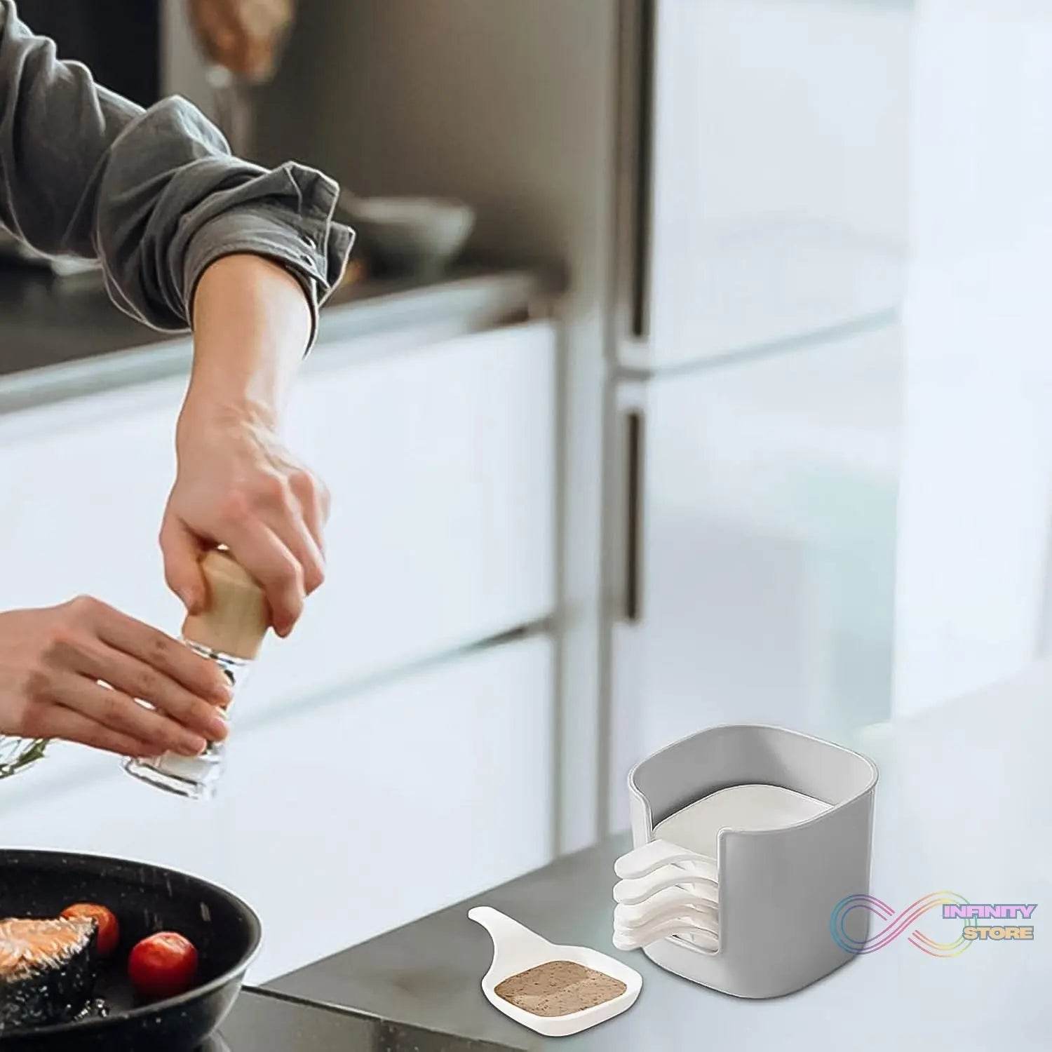 7 in 1 Side Dish Dip Bowl Set with Handle Mini Dipping Bowls (7 Pcs Set) - infinityexculsivestore.com