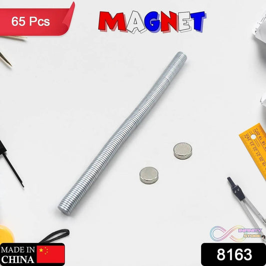 8.9mmx1.2mm Small Ferrite Silver Magnets in Disc Shape for Photo Gallery, Arts & Crafts, Refrigerator Magnet, Hobby, School Projects & Office 65pc Set - infinityexculsivestore.com