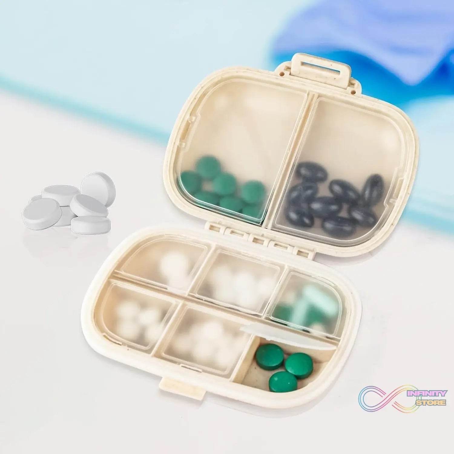 8 Compartment Medicine Divider Box (1 Pc) - infinityexculsivestore.com