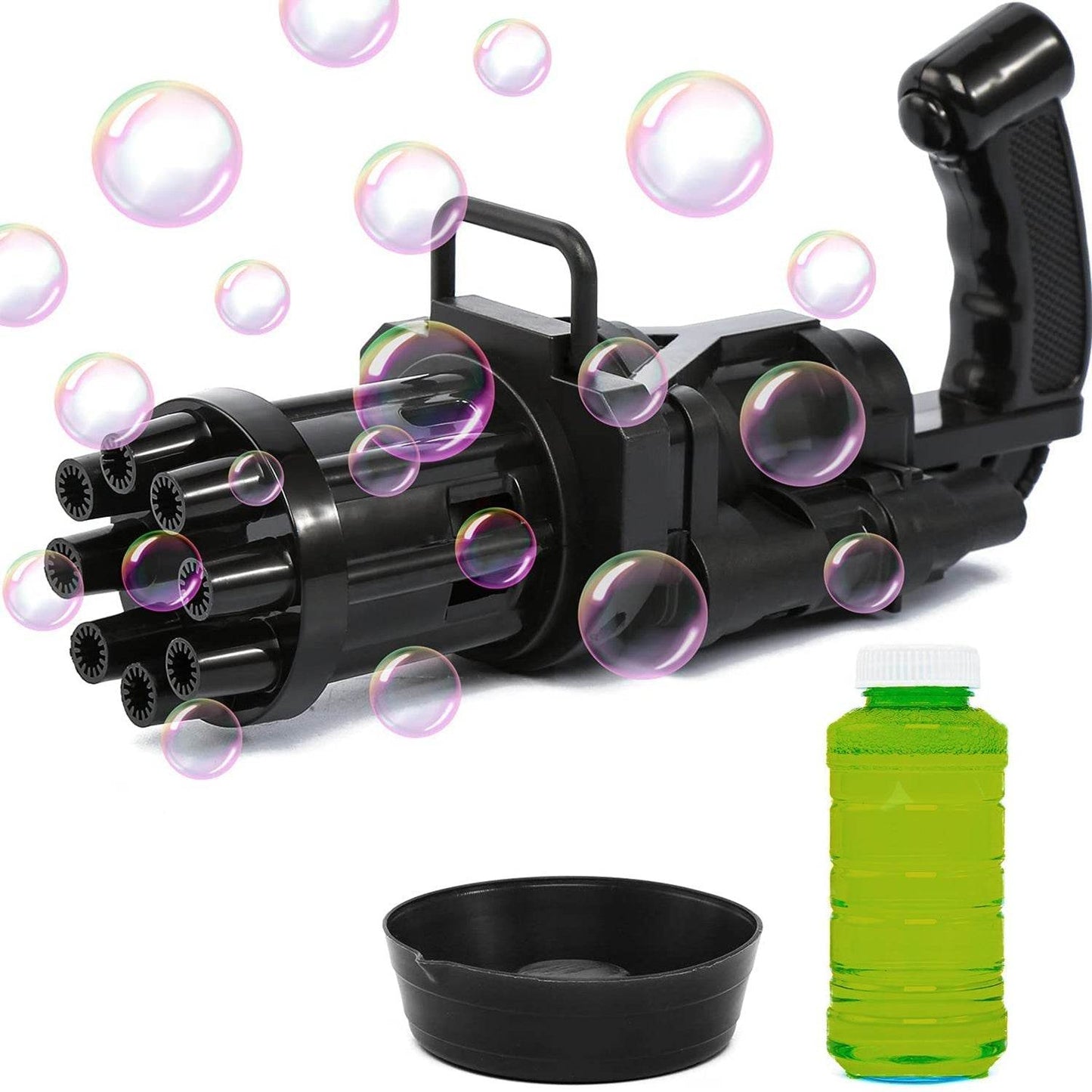 8-Hole battery operated Bubbles Gun Toys for Boys and Girls - infinityexculsivestore.com