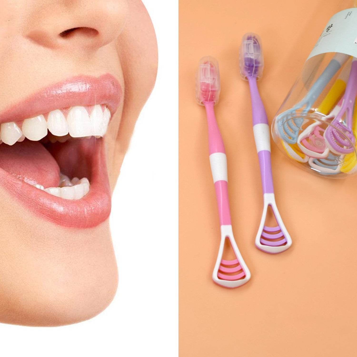 8 Pc 2-in-1 Toothbrush Case for Family Use - infinityexculsivestore.com