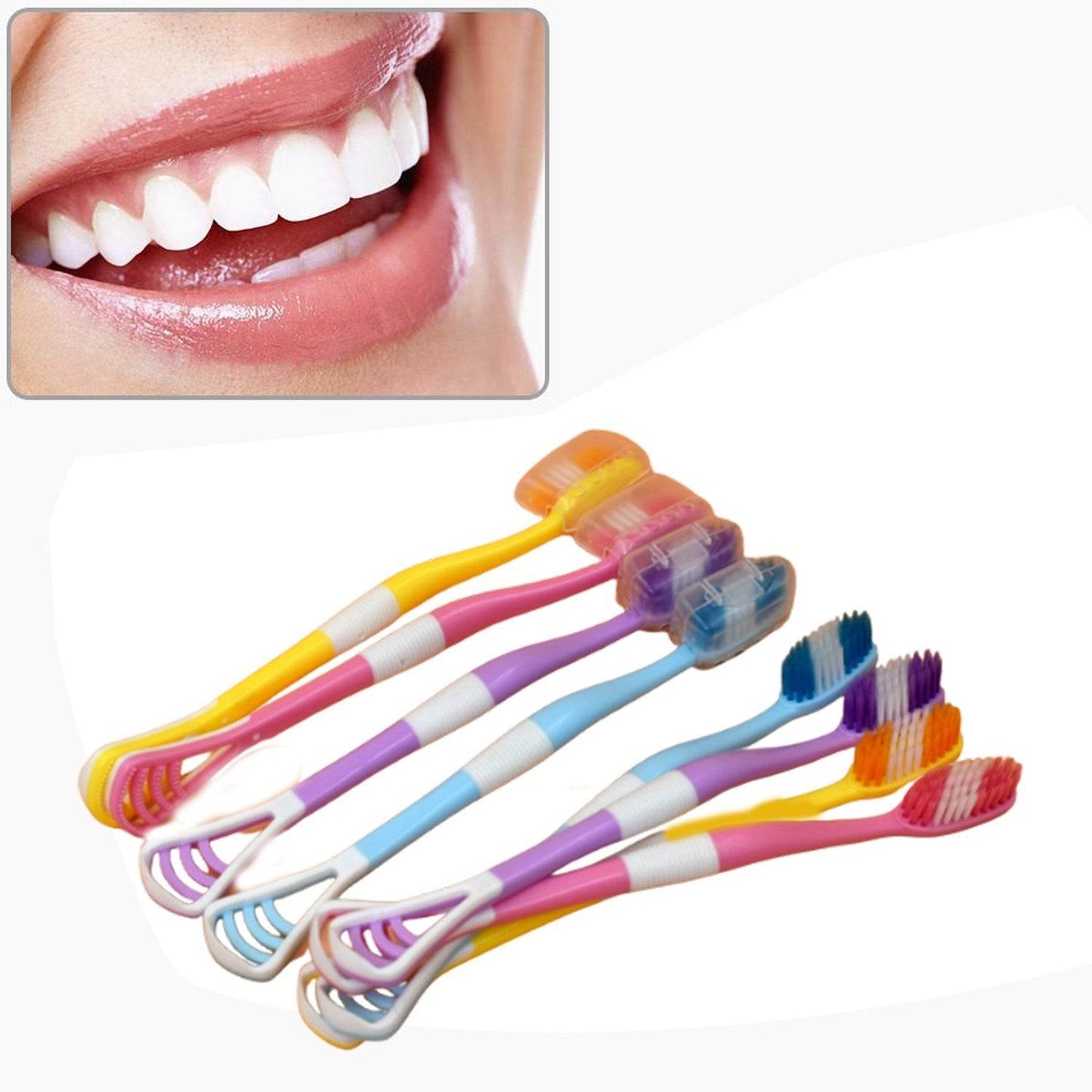 8 Pc 2-in-1 Toothbrush Case for Family Use - infinityexculsivestore.com
