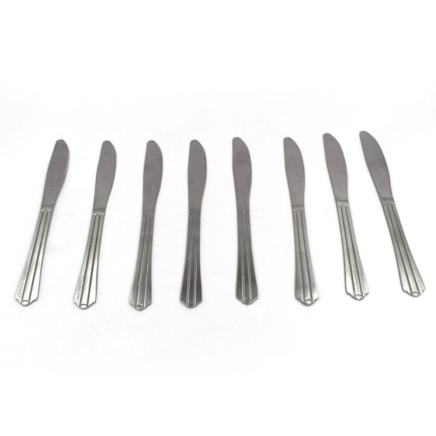 8 Pieces Dinner Knife Cutlery Set Used for Salad sandwich and Portable to be Taken for Outing or Picnic - infinityexculsivestore.com