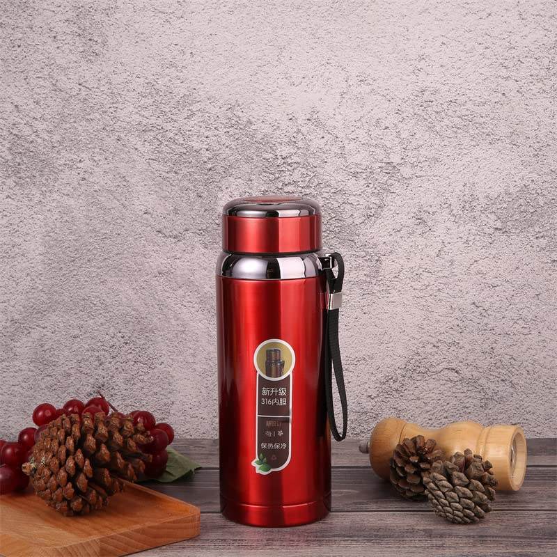 800ml Stainless Steel Water Bottle for Men Women Kids | Thermos Flask | Reusable Leak-Proof Thermos steel for Home Office Gym Fridge Travelling - infinityexculsivestore.com