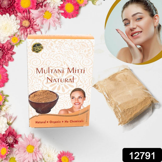 80gram Herbal Tan Removing Multani Mitti Face Pack For Skin Care Age Group - infinityexculsivestore.com