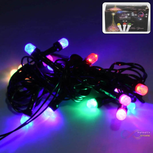8Mtr Home Decoration Diwali & Wedding LED Christmas String Light (30L 8 Mtr) - infinityexculsivestore.com