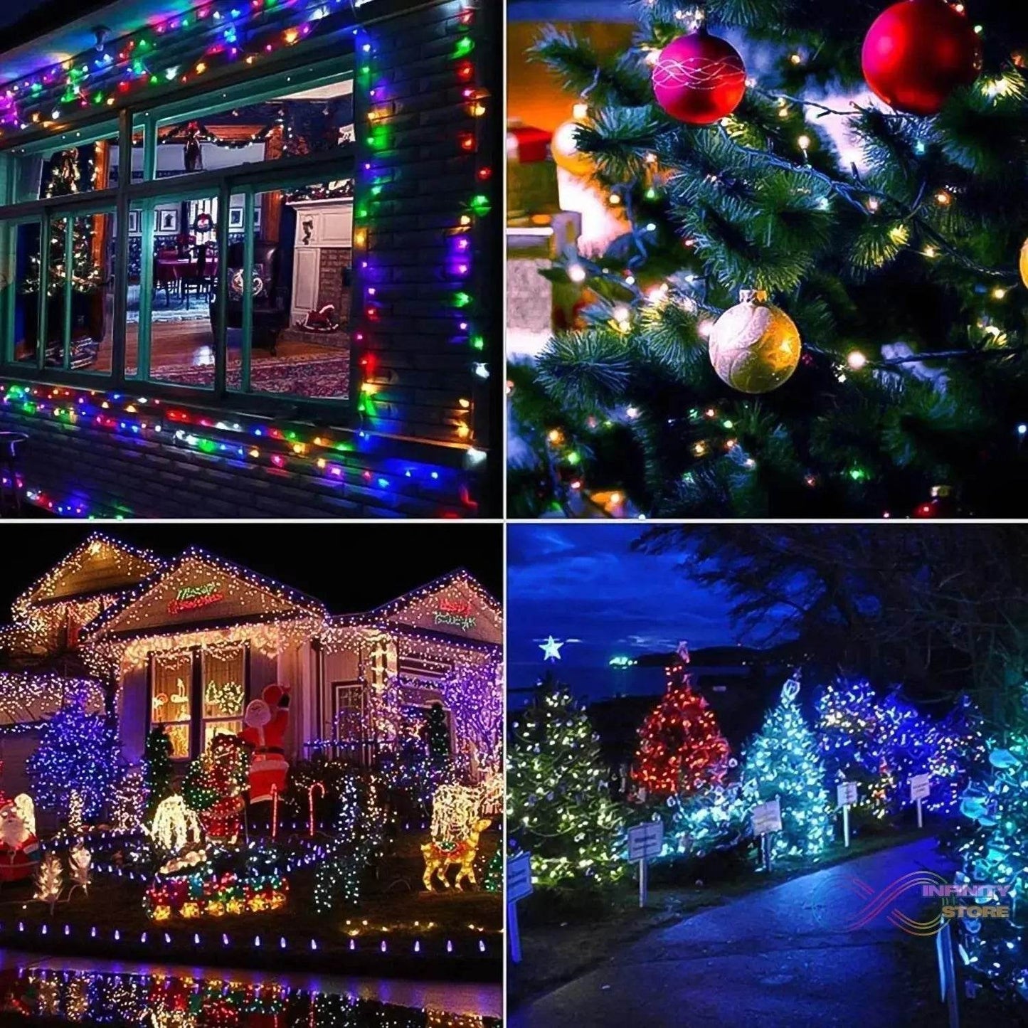 8Mtr Home Decoration Diwali & Wedding LED Christmas String Light (30L 8 Mtr) - infinityexculsivestore.com
