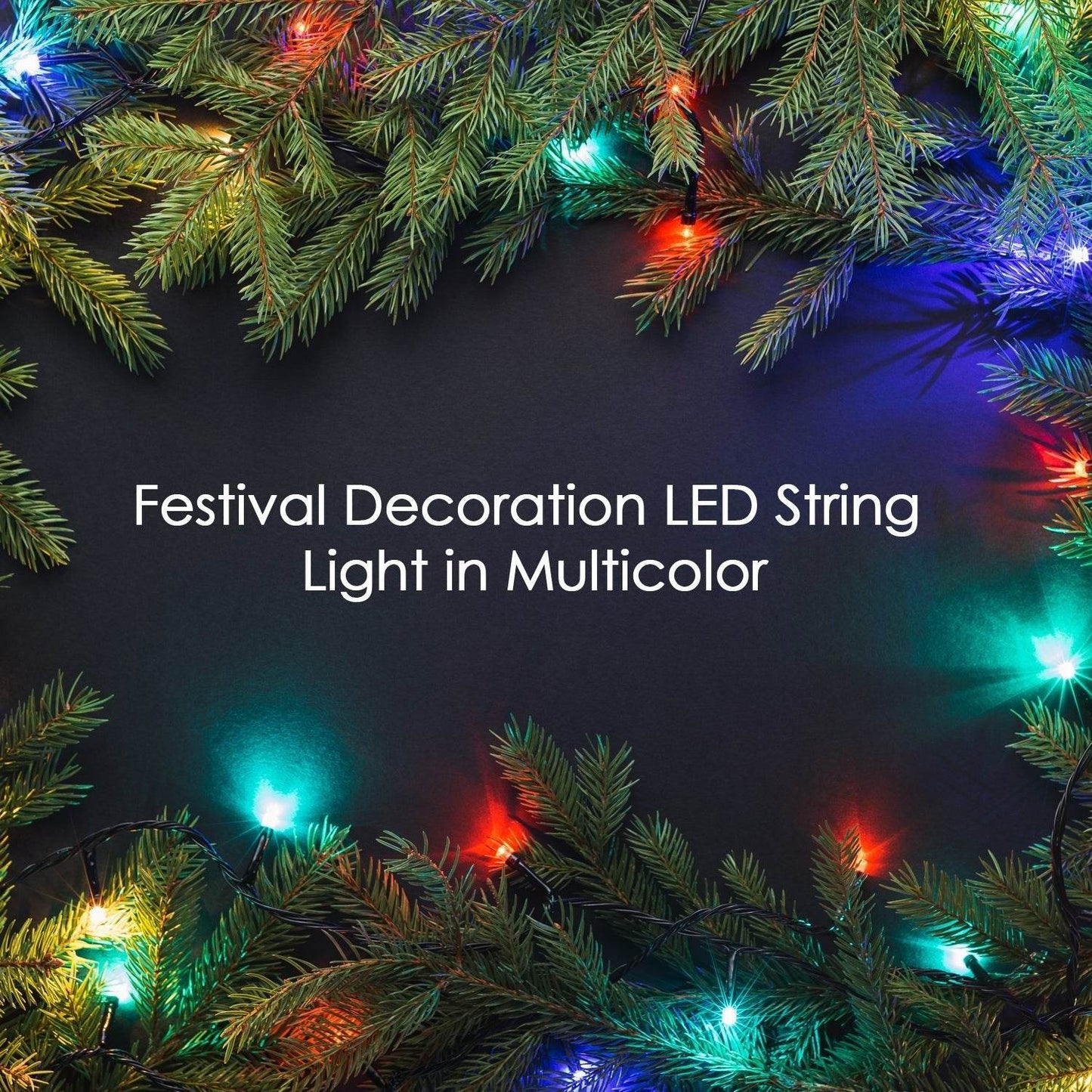 8Mtr Home Decoration Diwali & Wedding LED Christmas String Light Indoor and Outdoor Light (28L 8mtr) - infinityexculsivestore.com
