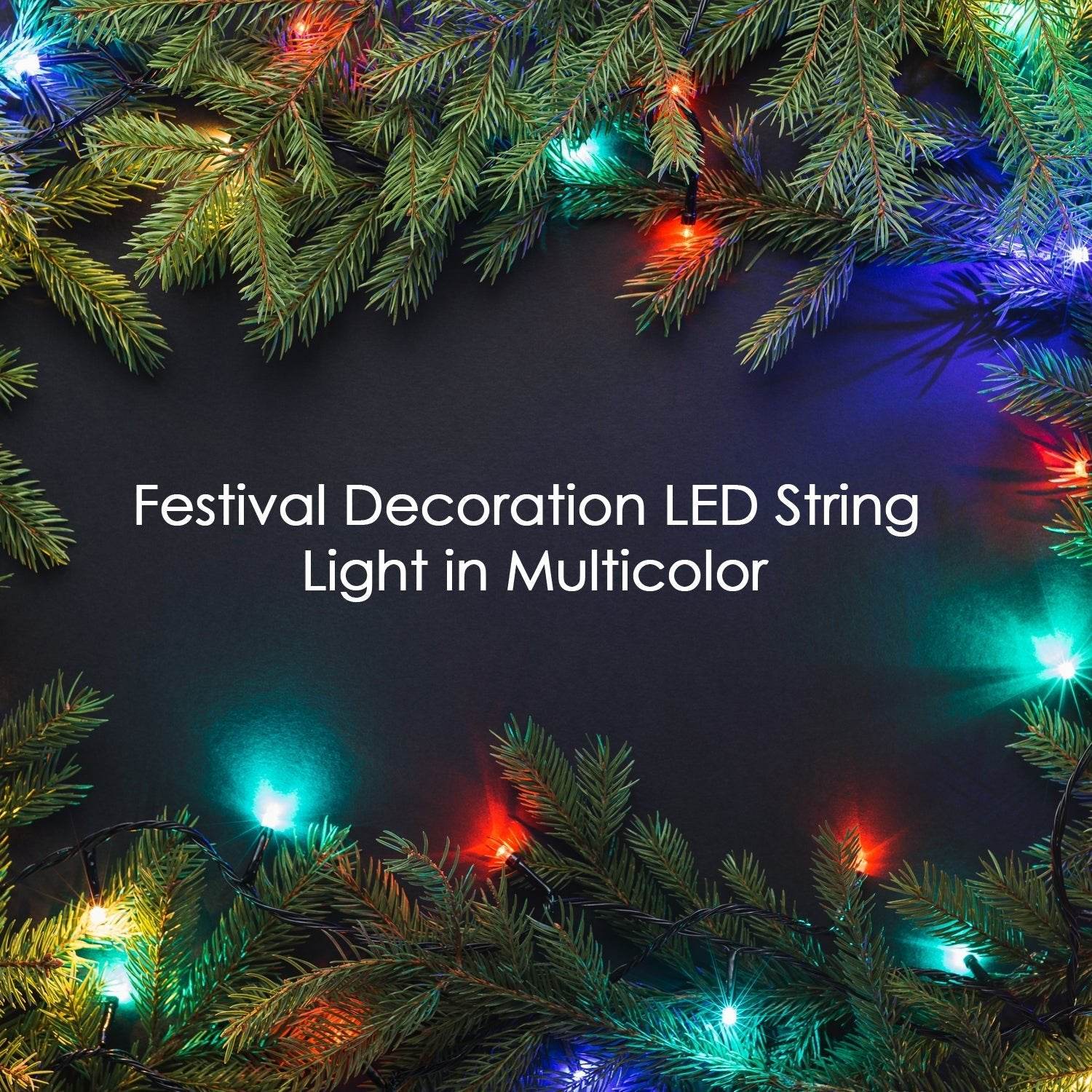 8Mtr Home Decoration Diwali & Wedding LED Christmas String Light Indoor and Outdoor Light (28L 8mtr) - infinityexculsivestore.com