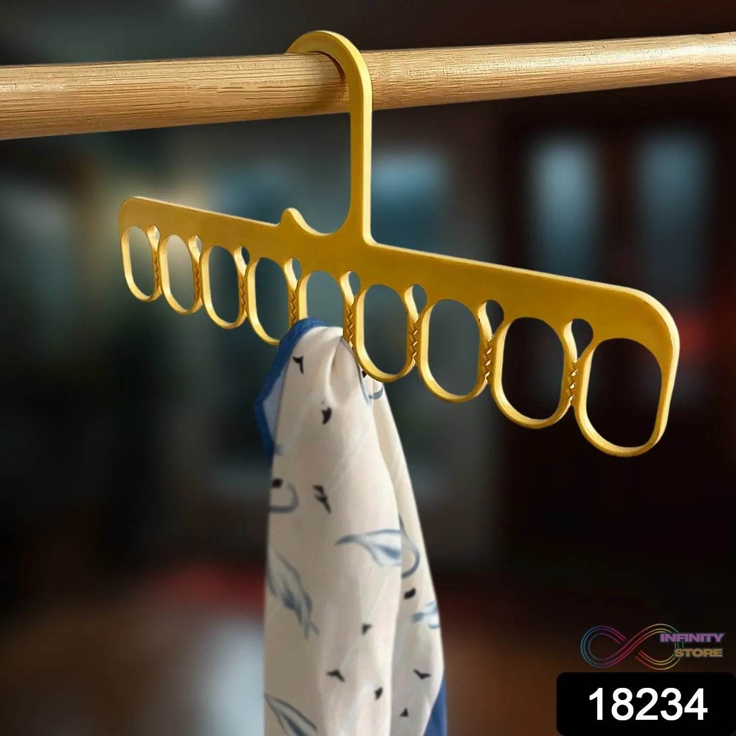 9-Hole Clothes Hangers Organizer Multifunction Hanger (1 Pc) - infinityexculsivestore.com