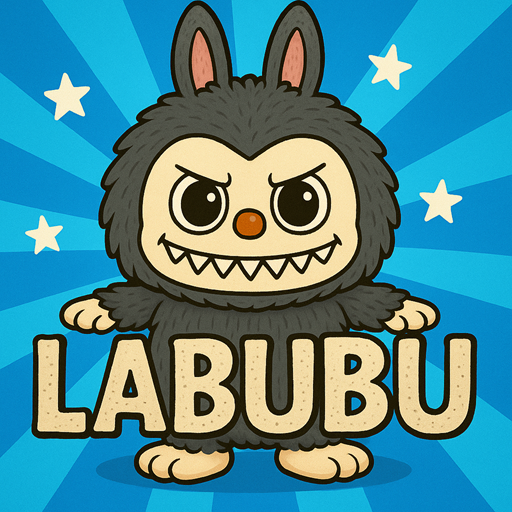 LaBubu Doll Cartoon Key Chain 1 Pc - Original (Random Color In Surprise Box) Version 2025