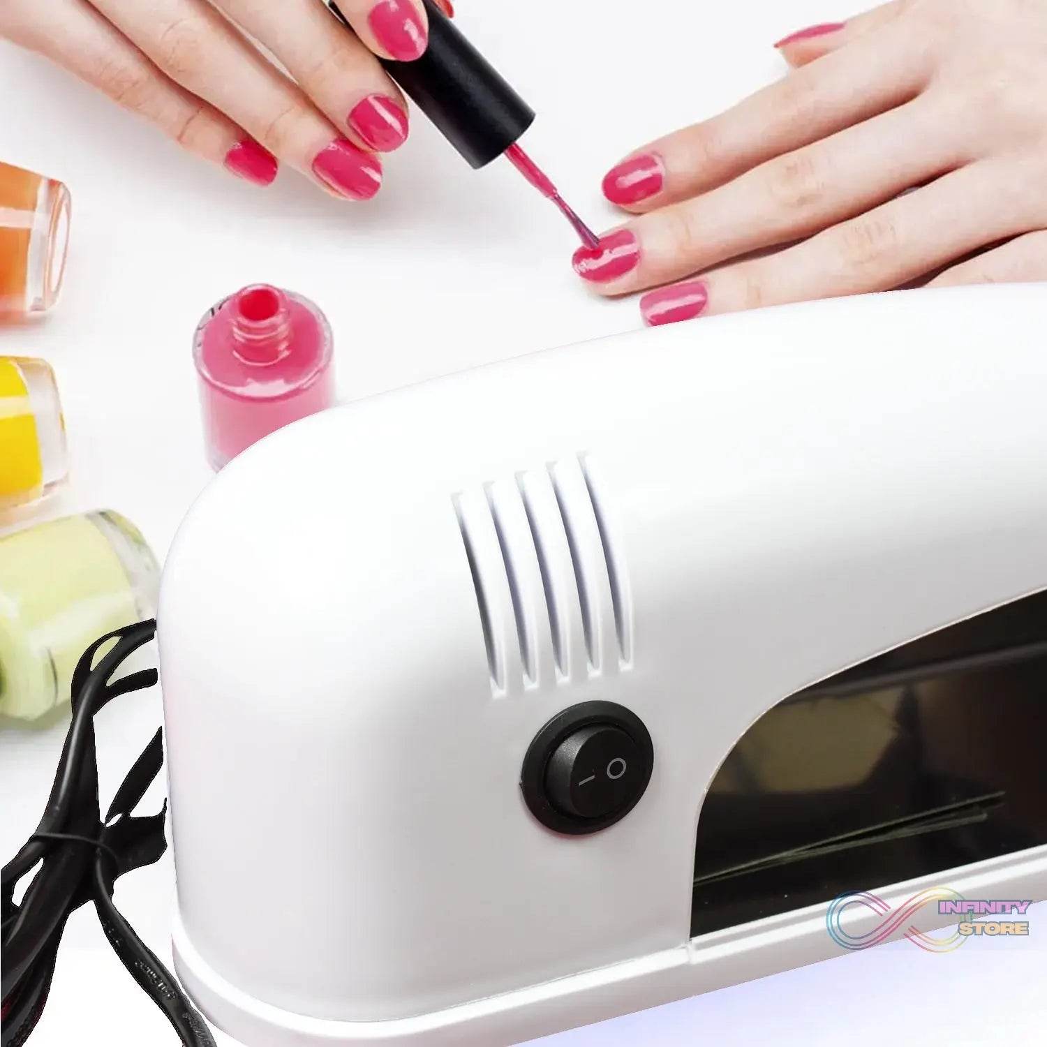 9W LED UV Lamp Nail Dryer Gel Nail Lamp Nail Curing Lamp (1 Pc) - infinityexculsivestore.com