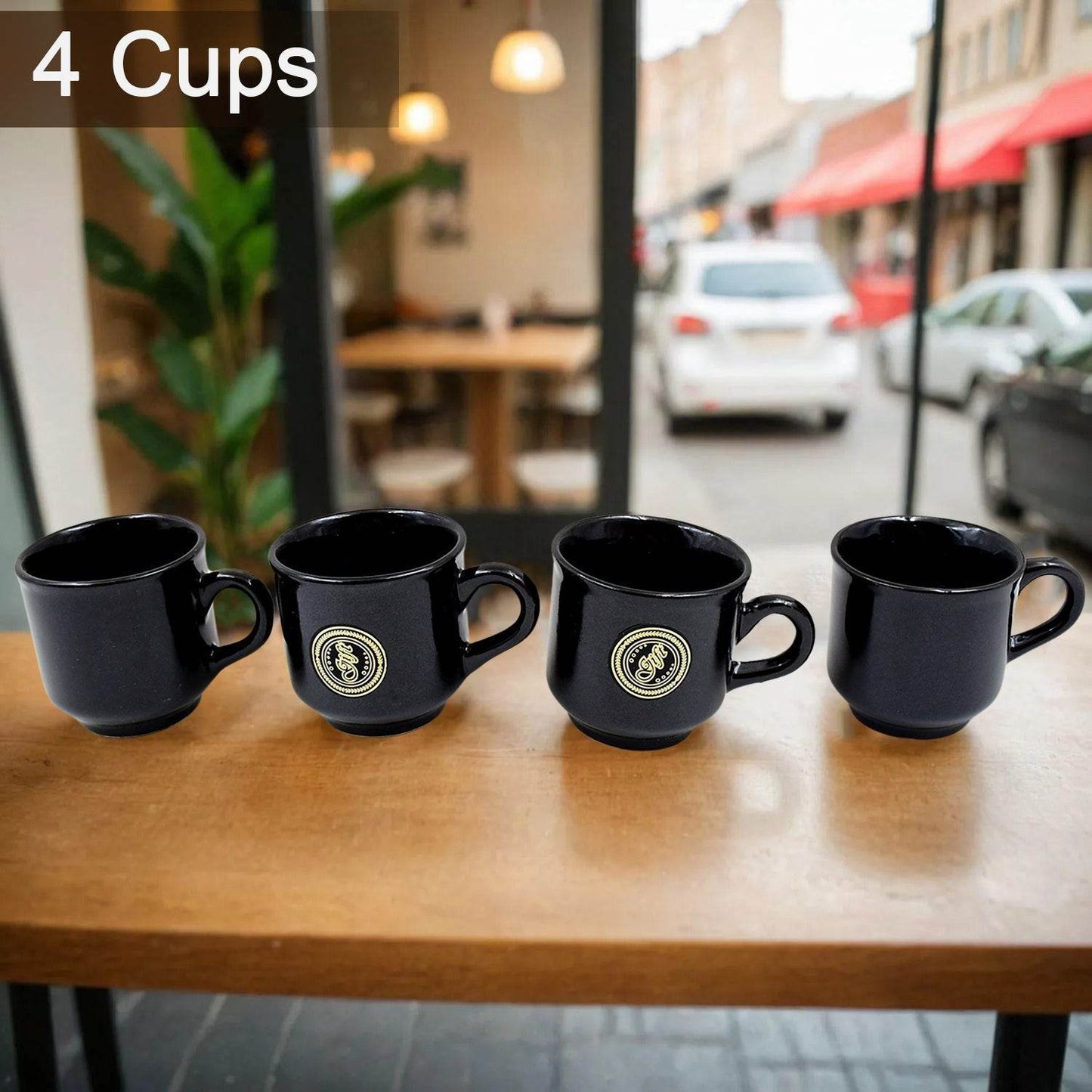 A One Ceramic Tea / cups / Mug Set With Leaf Shape Serving Bowl (8 Pcs set) - infinityexculsivestore.com