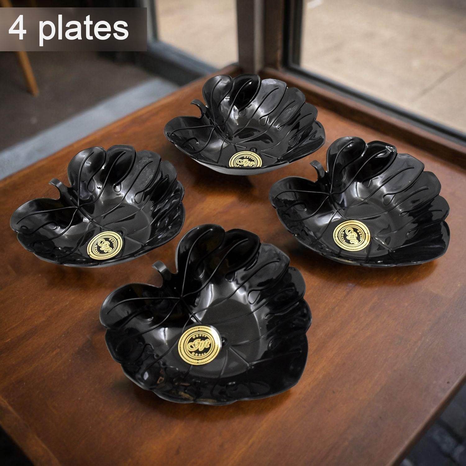 A One Ceramic Tea / cups / Mug Set With Leaf Shape Serving Bowl (8 Pcs set) - infinityexculsivestore.com