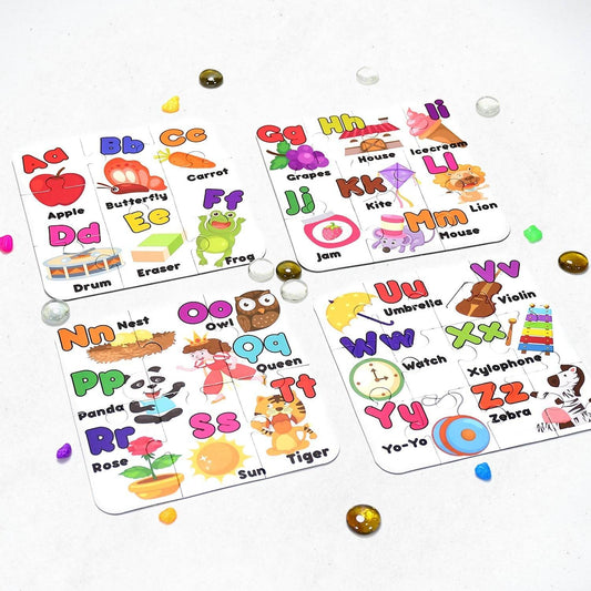 ABC Jigsaw Puzzle Toy for Children (4 - Pcs Pack) - infinityexculsivestore.com