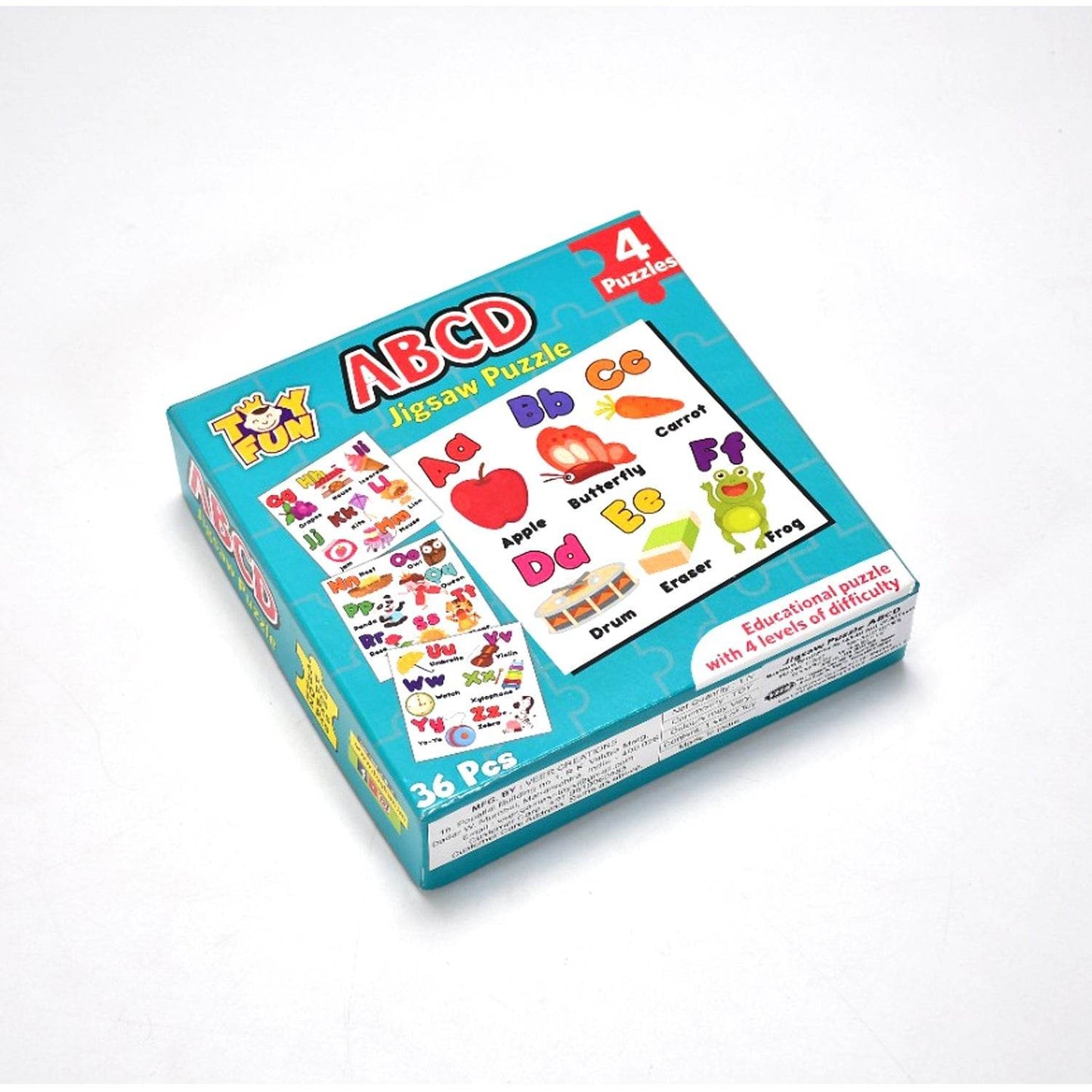 ABC Jigsaw Puzzle Toy for Children (4 - Pcs Pack) - infinityexculsivestore.com