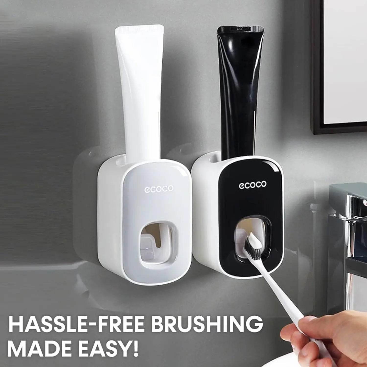 ABS Automatic Toothpaste Dispenser Space Saving for Home Bath Accessory (1 Pc) - infinityexculsivestore.com
