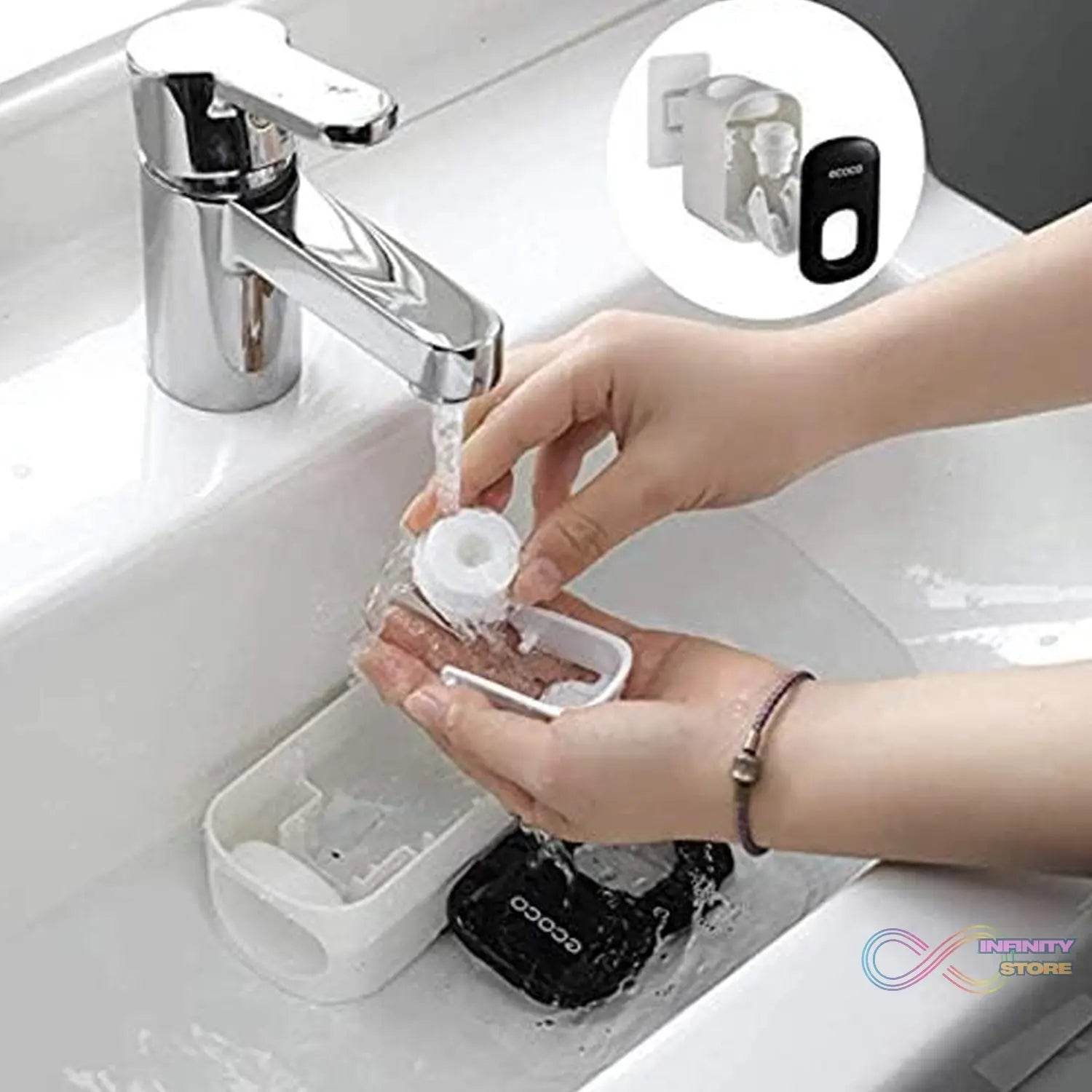 ABS Automatic Toothpaste Dispenser Space Saving for Home Bath Accessory (1 Pc) - infinityexculsivestore.com