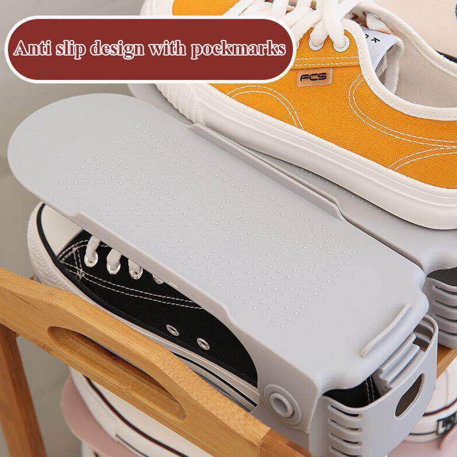 ADJUSTABLE FOLDING SHOE SLOTS ORGANIZER. - infinityexculsivestore.com