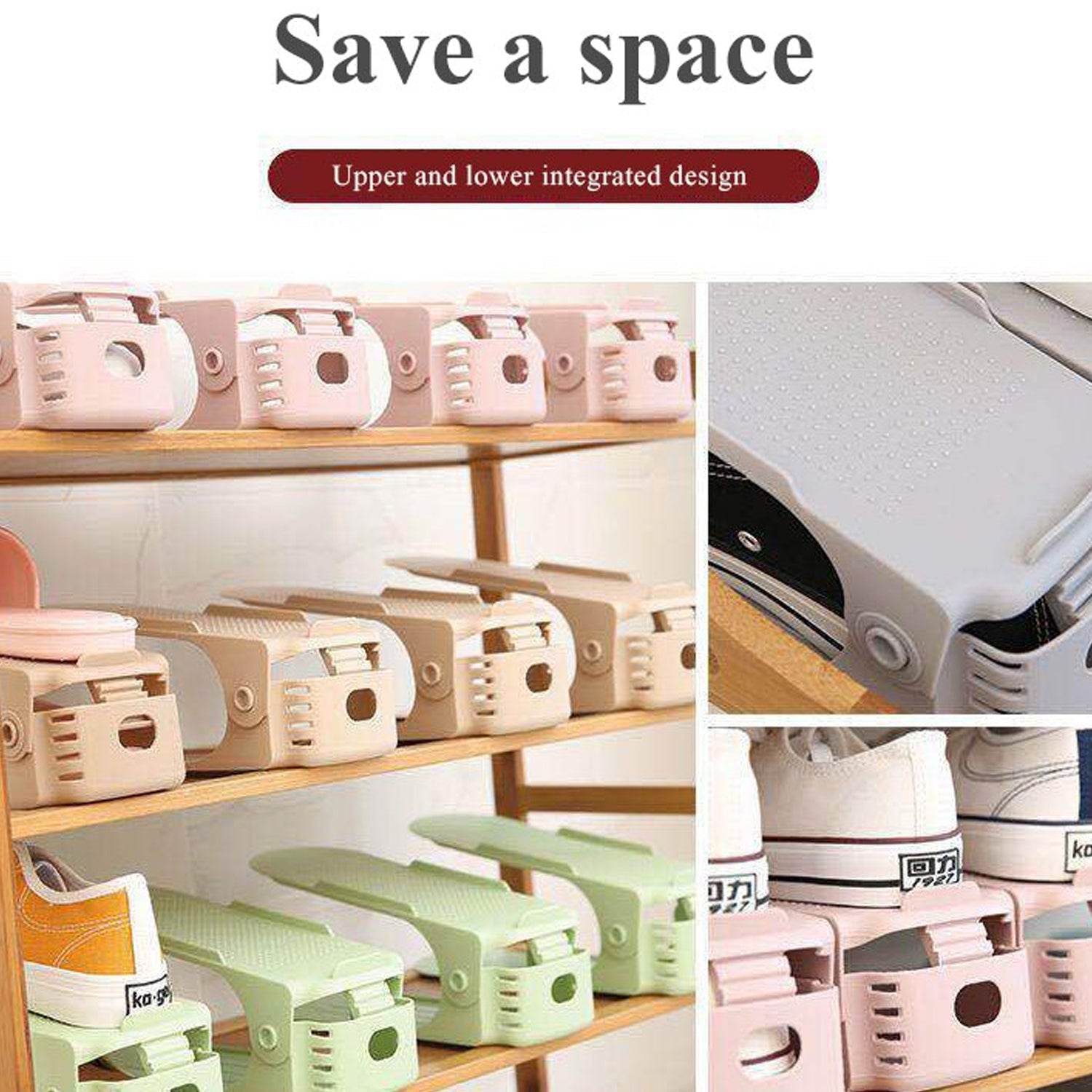 ADJUSTABLE FOLDING SHOE SLOTS ORGANIZER. - infinityexculsivestore.com