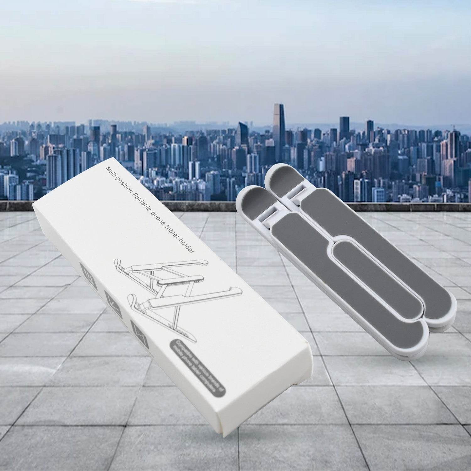 ADJUSTABLE TABLET STAND HOLDER WITH BUILT-IN FOLDABLE LEGS AND HIGH QUALITY FIBRE - infinityexculsivestore.com