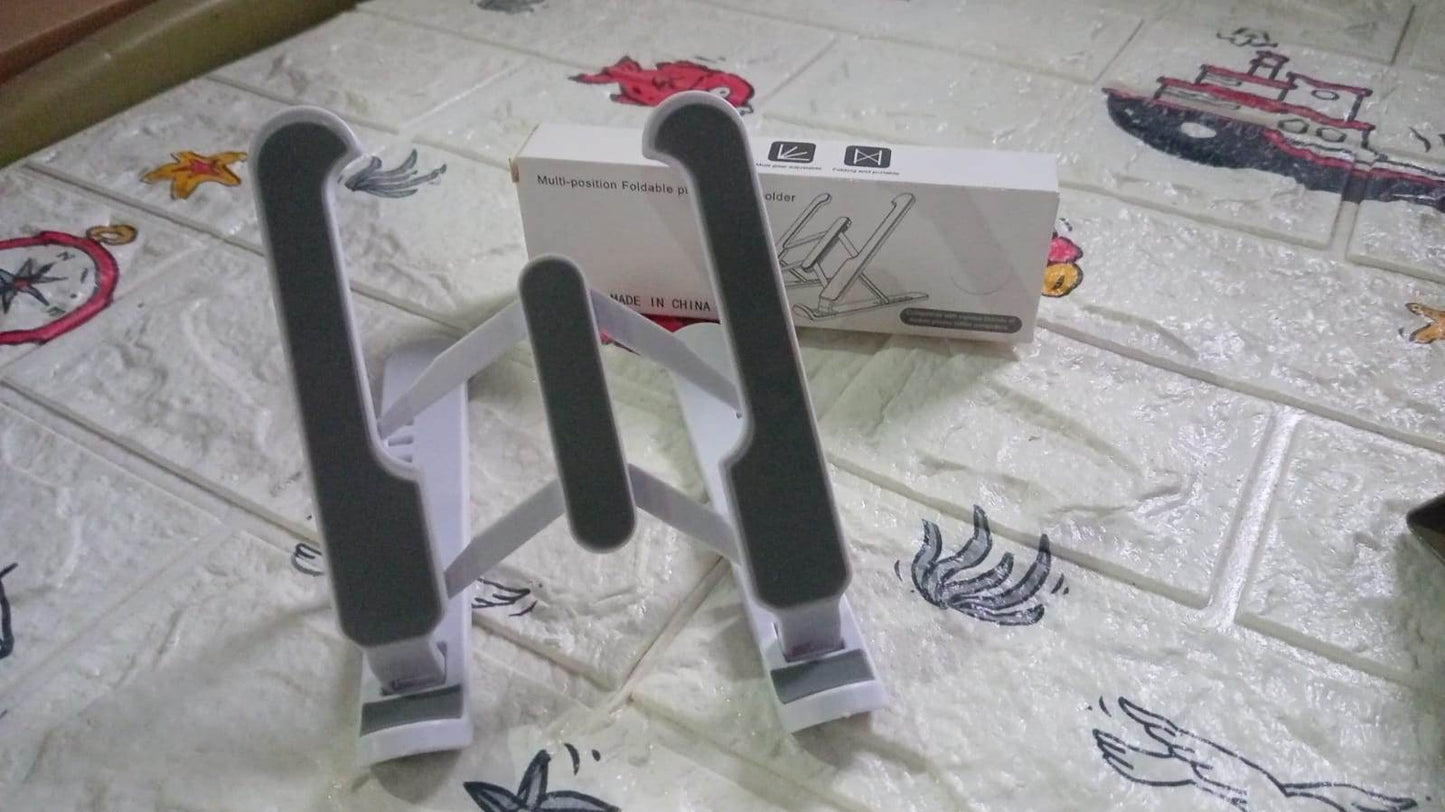 ADJUSTABLE TABLET STAND HOLDER WITH BUILT-IN FOLDABLE LEGS AND HIGH QUALITY FIBRE - infinityexculsivestore.com