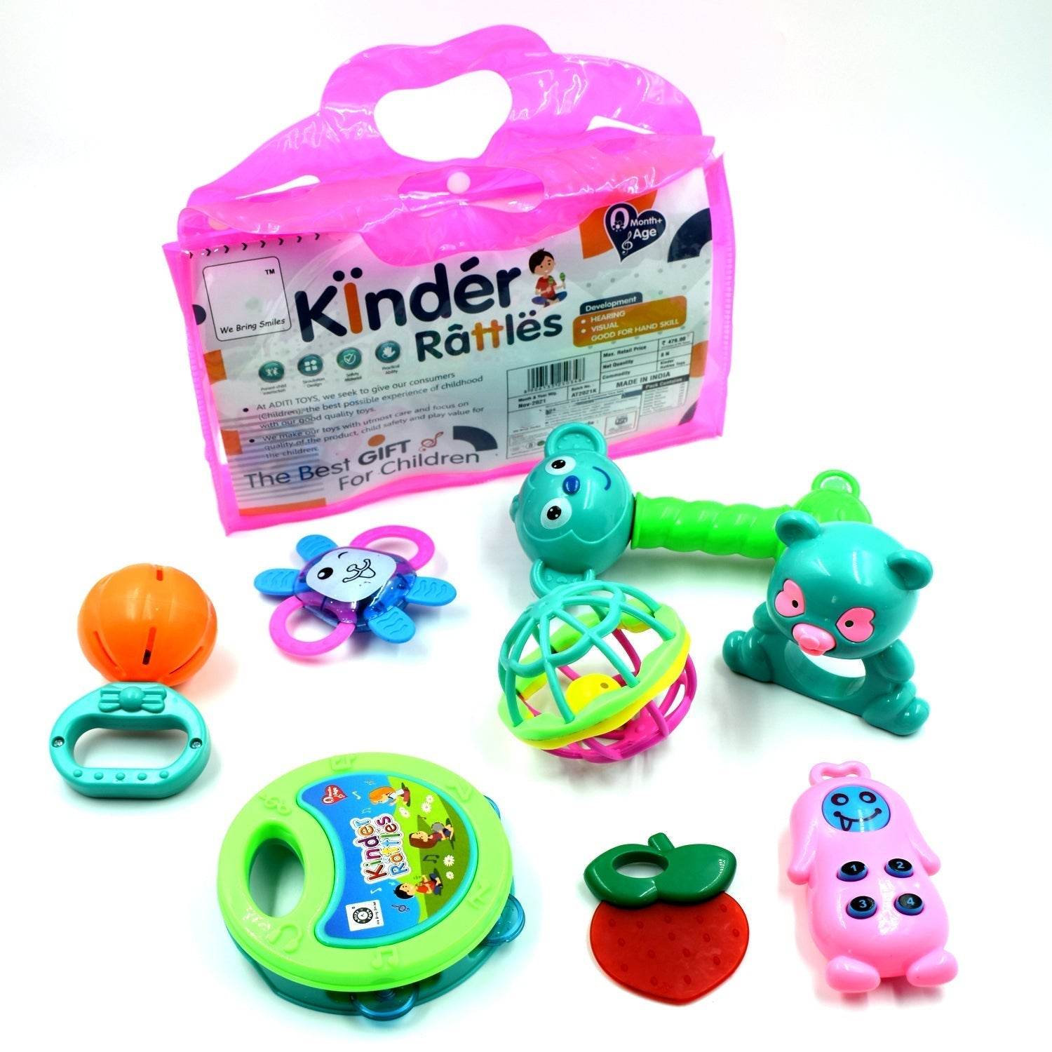 AT37 Rattles Baby Toy and game for kids for playing and enjoying purposes. - infinityexculsivestore.com