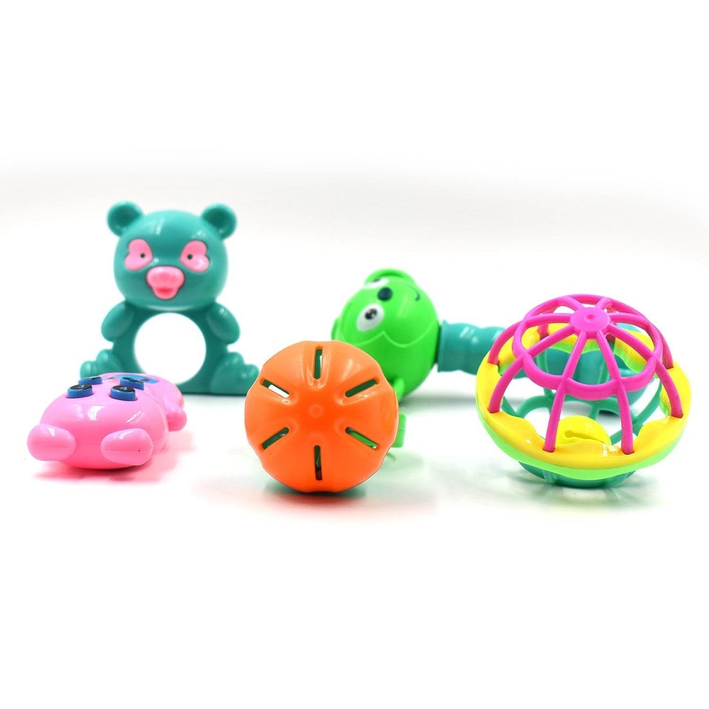 AT38 5Pc Rattles Baby Toy and game for kids and babies for playing and enjoying purposes. - infinityexculsivestore.com