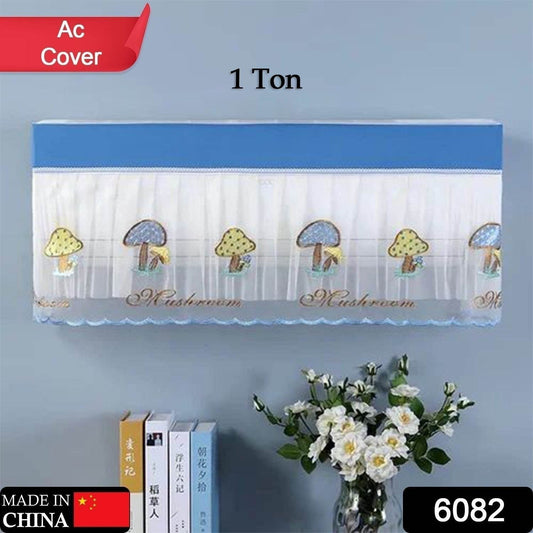 Ac Cover Air Conditioning Dust Cover Folding Designer Ac Cover For Indoor Split Cover Washable Foldable Dustproof Cover ( approx 1 Ton / Mix Design / 1 Pc) (ac curtain) - infinityexculsivestore.com