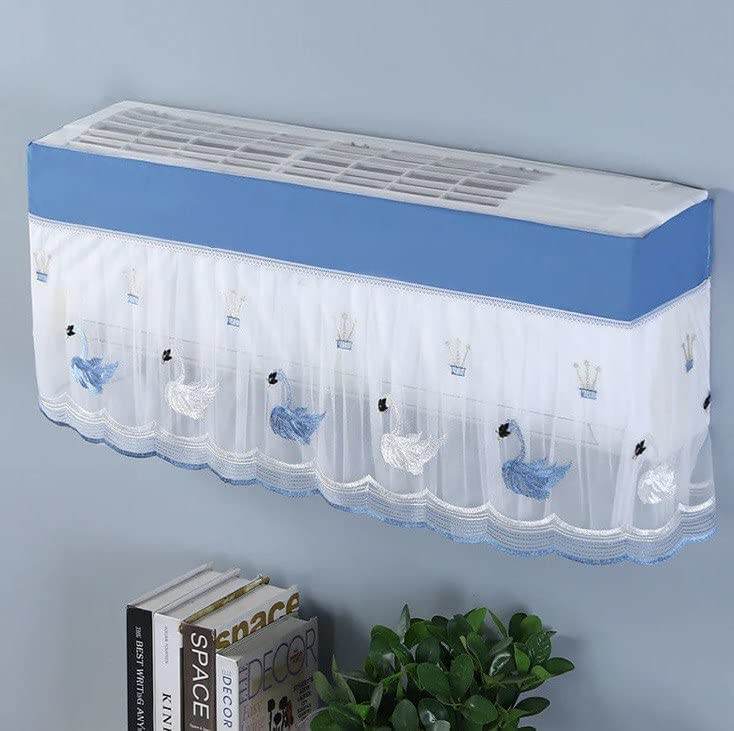 Ac Cover Air Conditioning Dust Cover Folding Designer Ac Cover For Indoor Split Cover Washable Foldable Dustproof Cover ( approx 1 Ton / Mix Design / 1 Pc) (ac curtain) - infinityexculsivestore.com