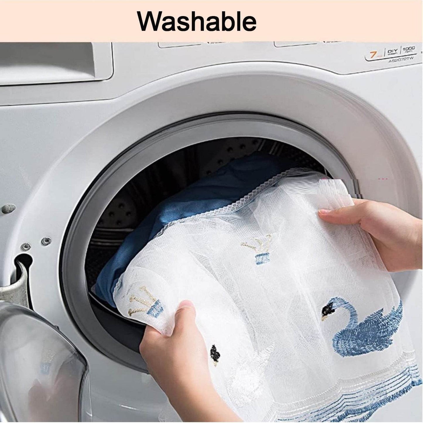 Ac Cover Air Conditioning Dust Cover Folding Designer Ac Cover For Indoor Split Cover Washable Foldable Dustproof Cover ( approx 1 Ton / Mix Design / 1 Pc) (ac curtain) - infinityexculsivestore.com