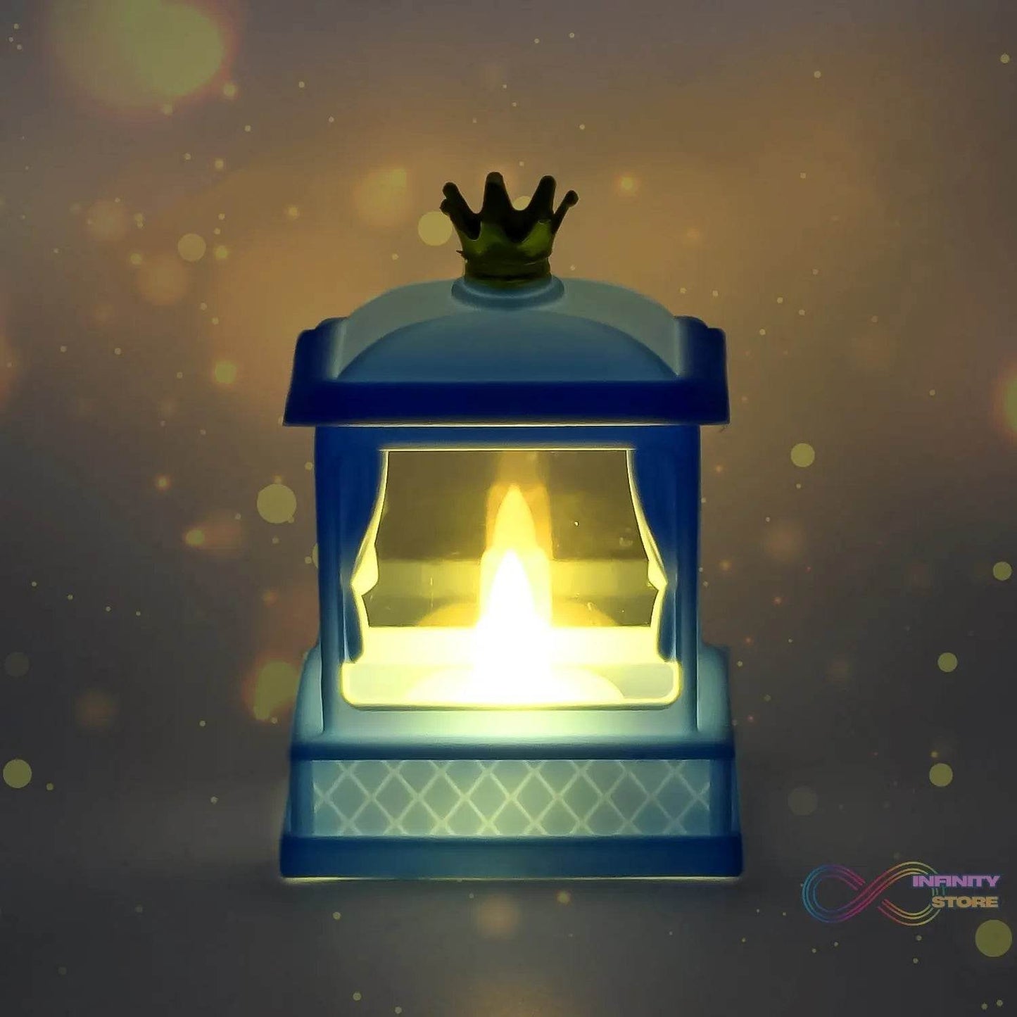 Acrylic Battery Operated Mini Square LED Lantern (1Pc) - infinityexculsivestore.com